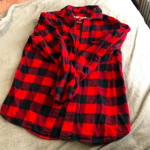 Flannel button down